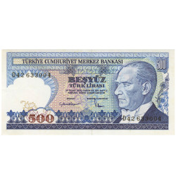 500 Liras - Turquia 1970-72