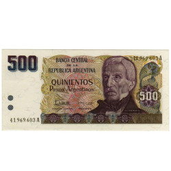500 Pesos - Argentina 1984