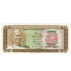 50 Centimos - Serra Leoa 1984 Nova