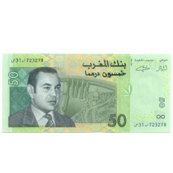 50 Dirham - Marrocos 2002 Nova