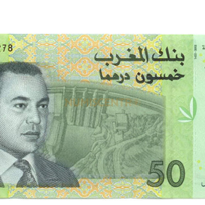 50 Dirham - Marrocos 2002 Nova