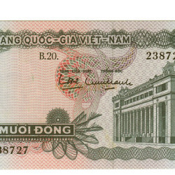 50 Dong - vietnam Sul 1969