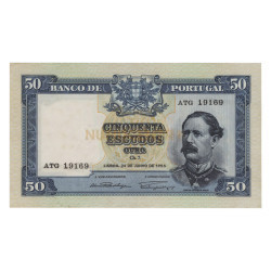 50 Escudos - Portugal 24-6-1955 Bela
