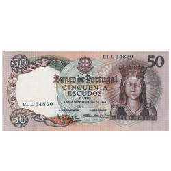 50 Escudos - Portugal 28-2-1964 Bela