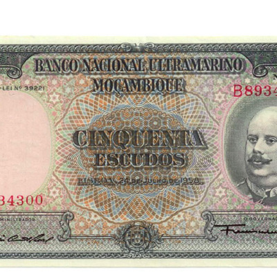 50 Escudos - Moçambique 1958 NOVA