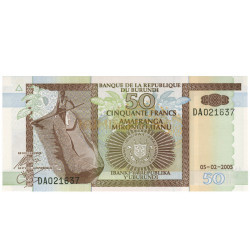 50 Francos - Burundi 2005