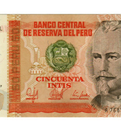 50 Intis - Peru 1987