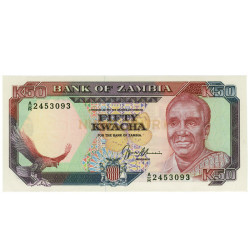50 Kwacha - Zambia 1986-88