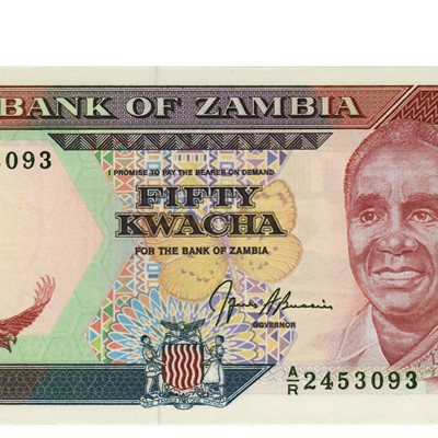 50 Kwacha - Zambia 1986-88