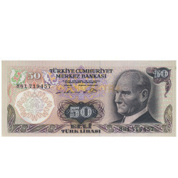 50 Liras - Turquia 1970