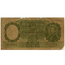 50 Pesos - Argentina 1968