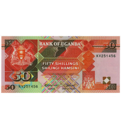 50 Shilings - Uganda 1989