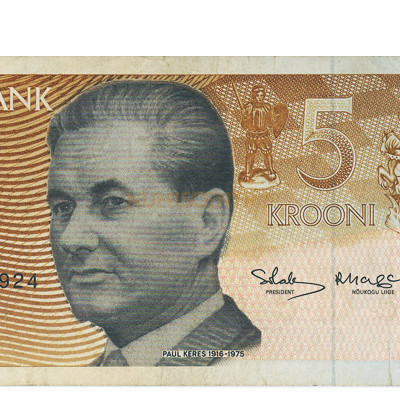 5 Krooni - Estonia 1991 Nova