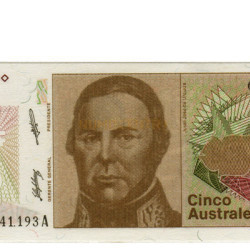 5 Australes - Argentina 1986