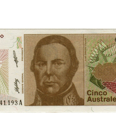 5 Australes - Argentina 1986