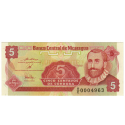 5 Centavos Cordoba - Nicaragua 1992