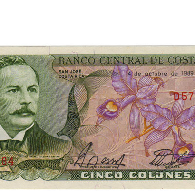 5 Colones - Costa Rica 1989