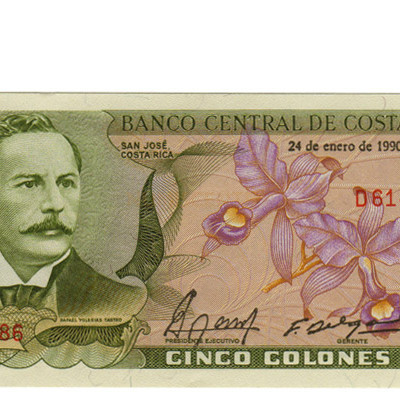 5 Colones - Costa Rica 1990
