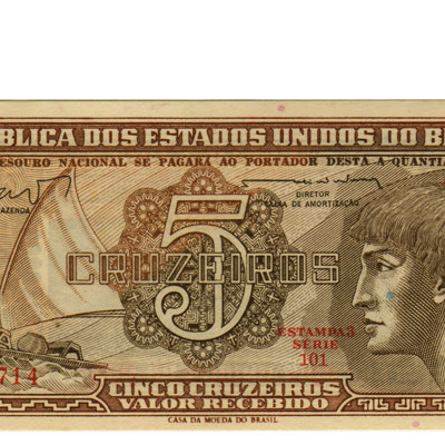 5 Cruzeiros - Brasil 1961
