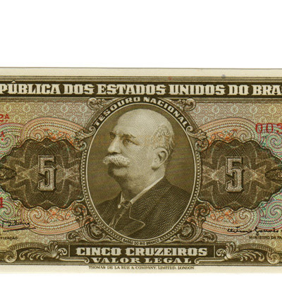 5 Cruzeiros - Brasil 1953-59