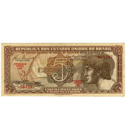 5 Cruzeiros - Brasil 1961-62