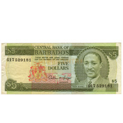 5 Dollars - Barbados 1995