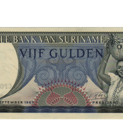 5 Gulden - Suriname 1963