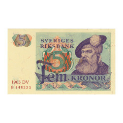 5 Kronor - Suécia 1965-81