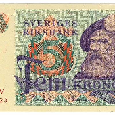 5 Kronor - Suécia 1965-81