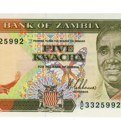5 Kwacha - Zambia 1980-88