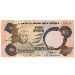 5 Naira - Nigeria 2001