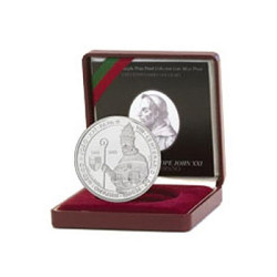 Moeda 5€ viII Cent do Nascimento de Pedro Hispano 2005 Prata Proof