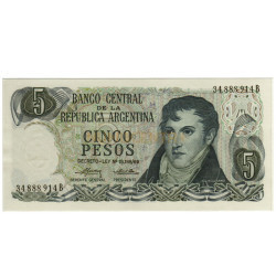 5 Pesos - Argentina 1971-73