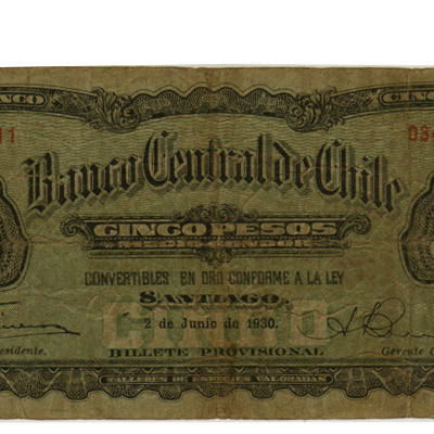 5 Pesos - Chile 1930