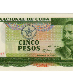 5 Pesos - Cuba 1991