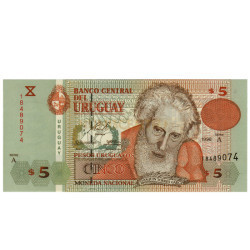 5 Pesos - Uruguai 1998