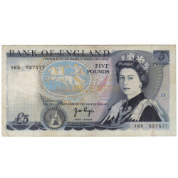 5 Pounds Inglaterra 1971-90