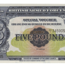 5 Pounds Inglaterra 1958