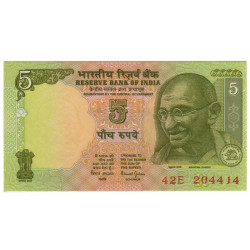 5 Rupees - India 2002