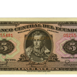 5 Sucres - Equador 1988