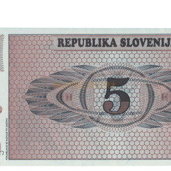 5 Tolarjev - Eslovenia 1990 Nova