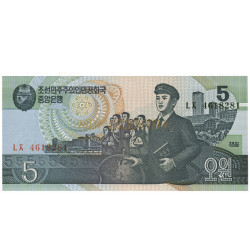 5 Won - Coreia do Norte 1998