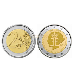 2 Euros 75 Anos Concurso Musica Rainha Elisabeth Bélgica 2012