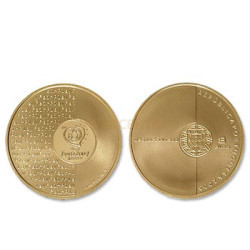 Moeda Comemorativa Futebol é Desportivismo 2003 Ouro Proof