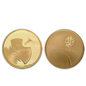 Moeda Comemorativa Futebol A Defesa 2004 Ouro Proof