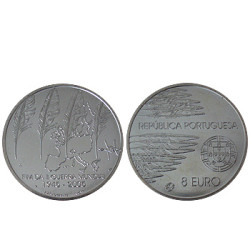 Moeda 8€ Fim da II Guerra Mundial 2005 Prata