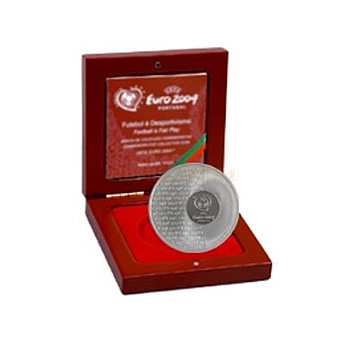 Moeda Comemorativa Futebol é Desportivismo 2003 Prata Proof