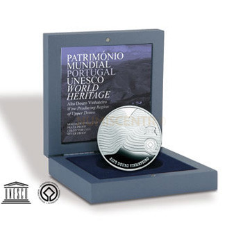 Moeda 2,5€ Alto Douro vinhateiro Portugal 2008 Prata Proof
