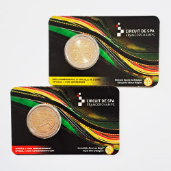 Moeda 2 Euro Circuito SPA Francorchamp Bélgica 2025 Coincard