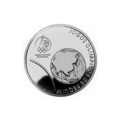 Moeda 2,5€ Jogos Olímpicos de Pequim 2008 Prata Proof
